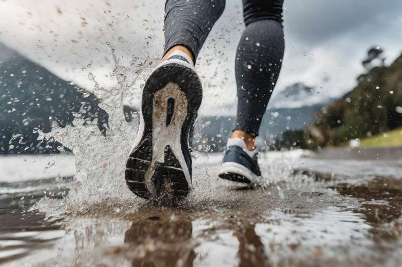 Courir sous la pluie : conseils et astuces