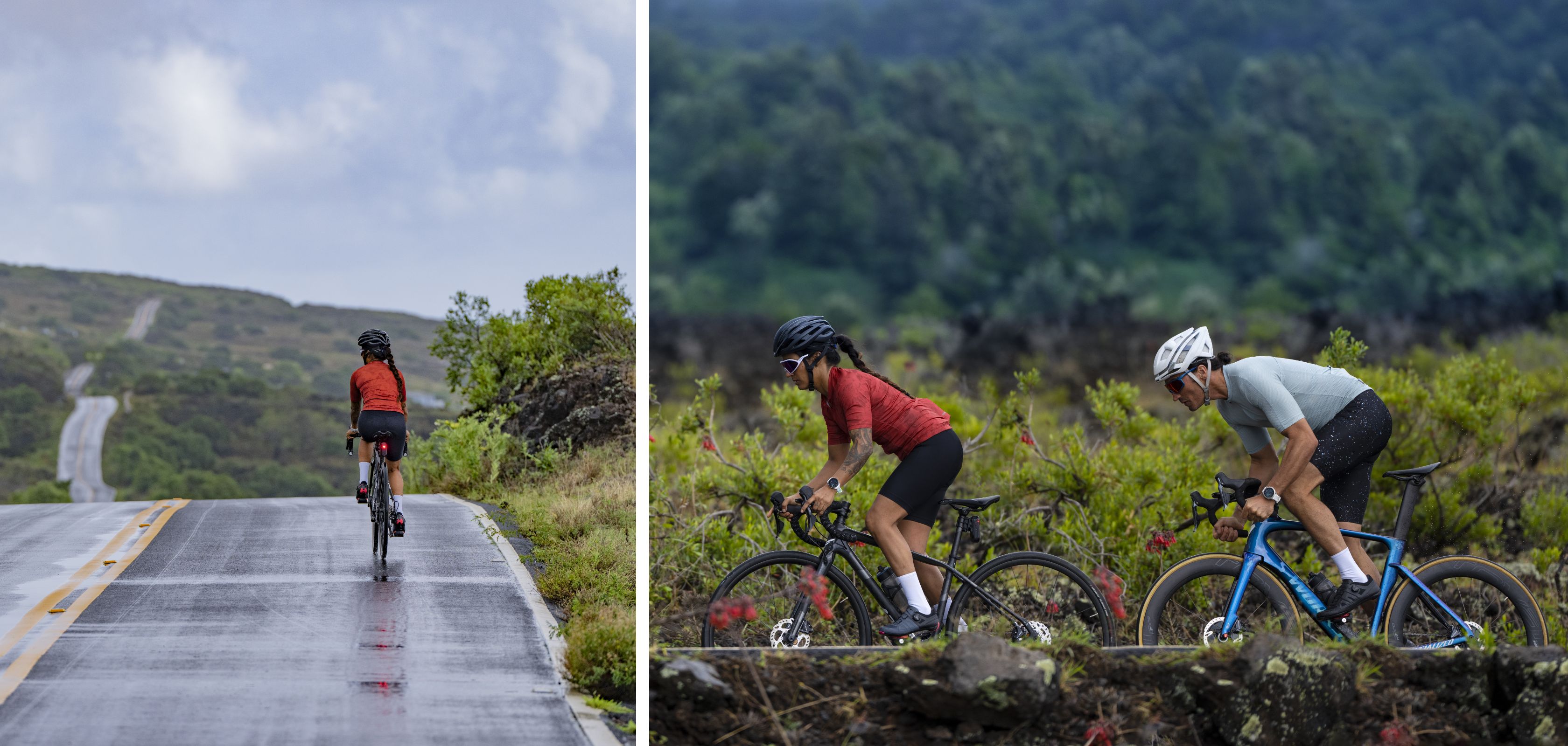 Des gens font du vélo avec le tout nouvel ordinateur de vélo de Garmin 