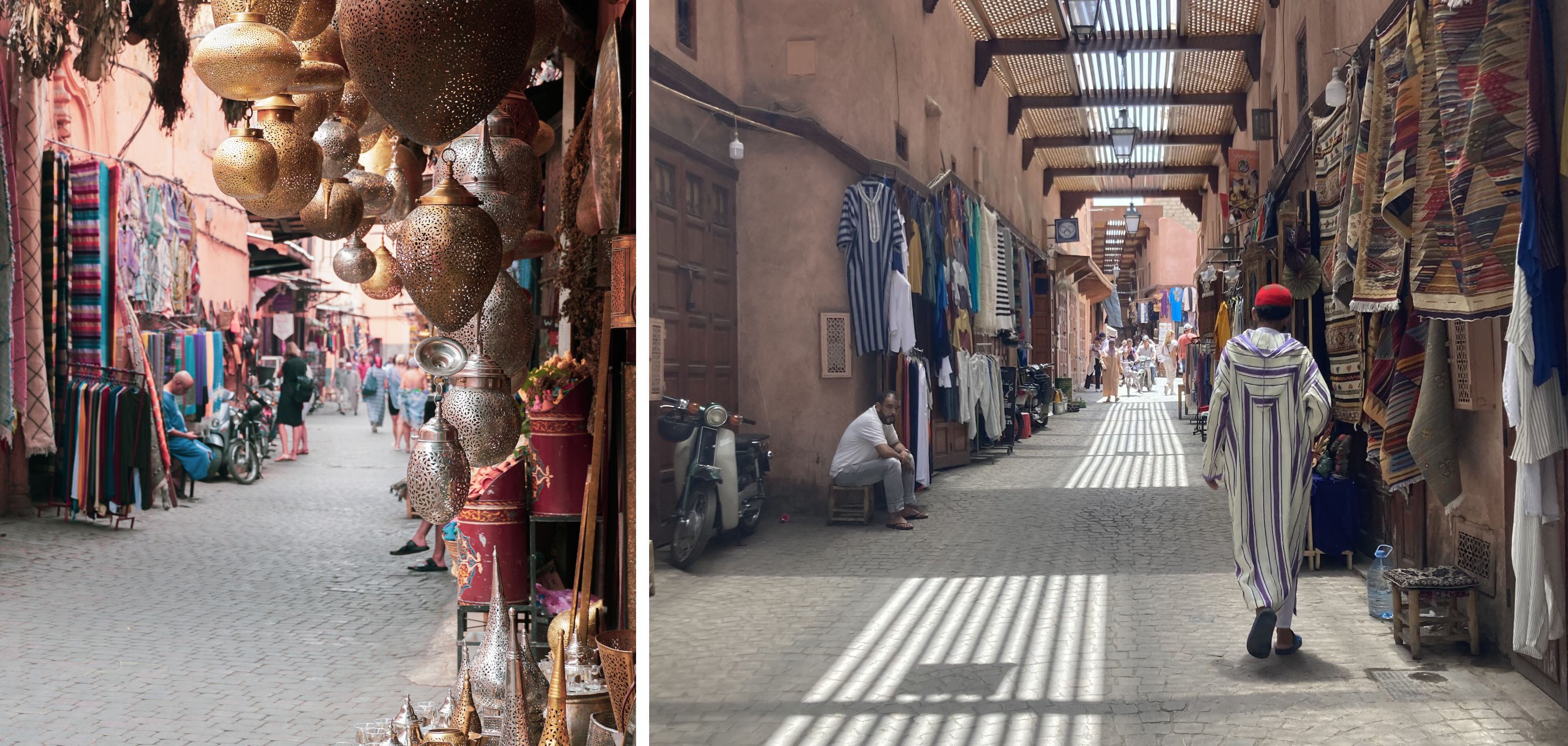 Medina, de binnenstad in Marrakech