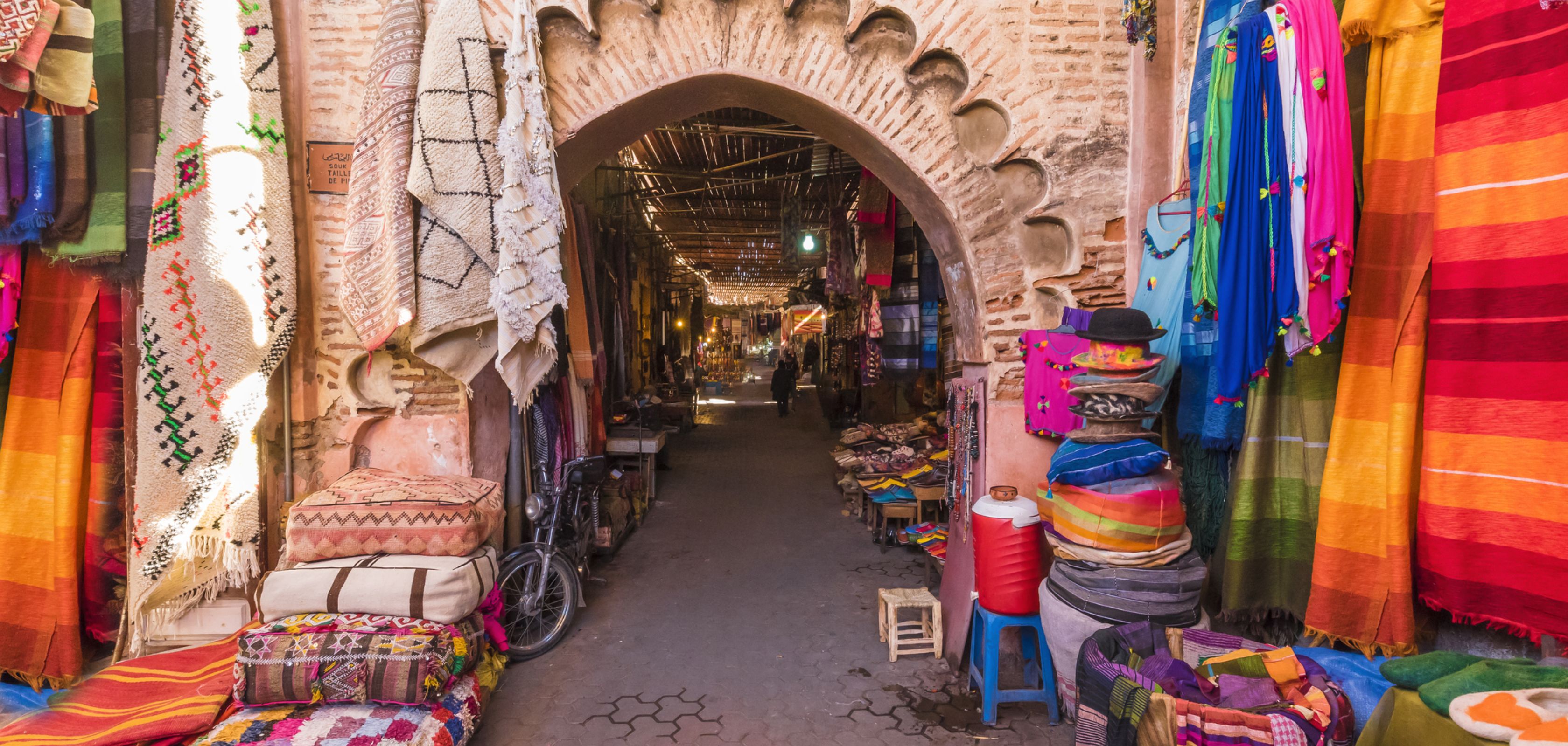 De souks in Marrakech