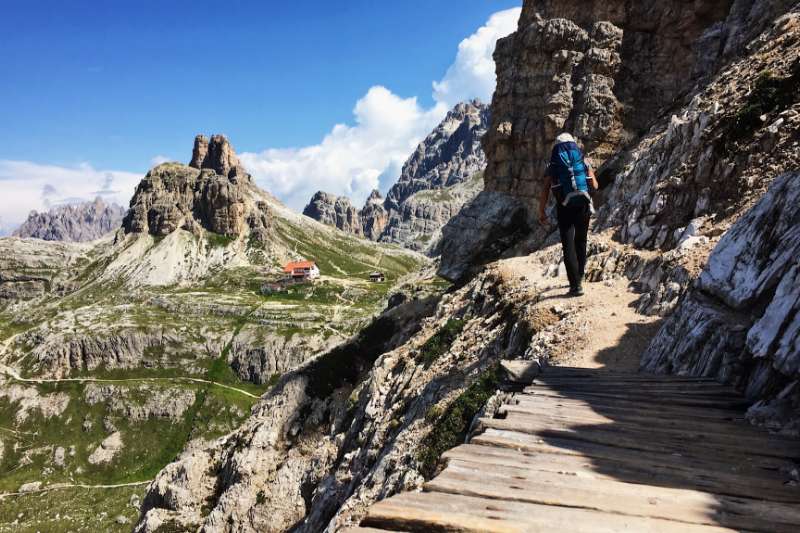 Autour des refuges des Dolomites : Tre Cime di Lavaredo