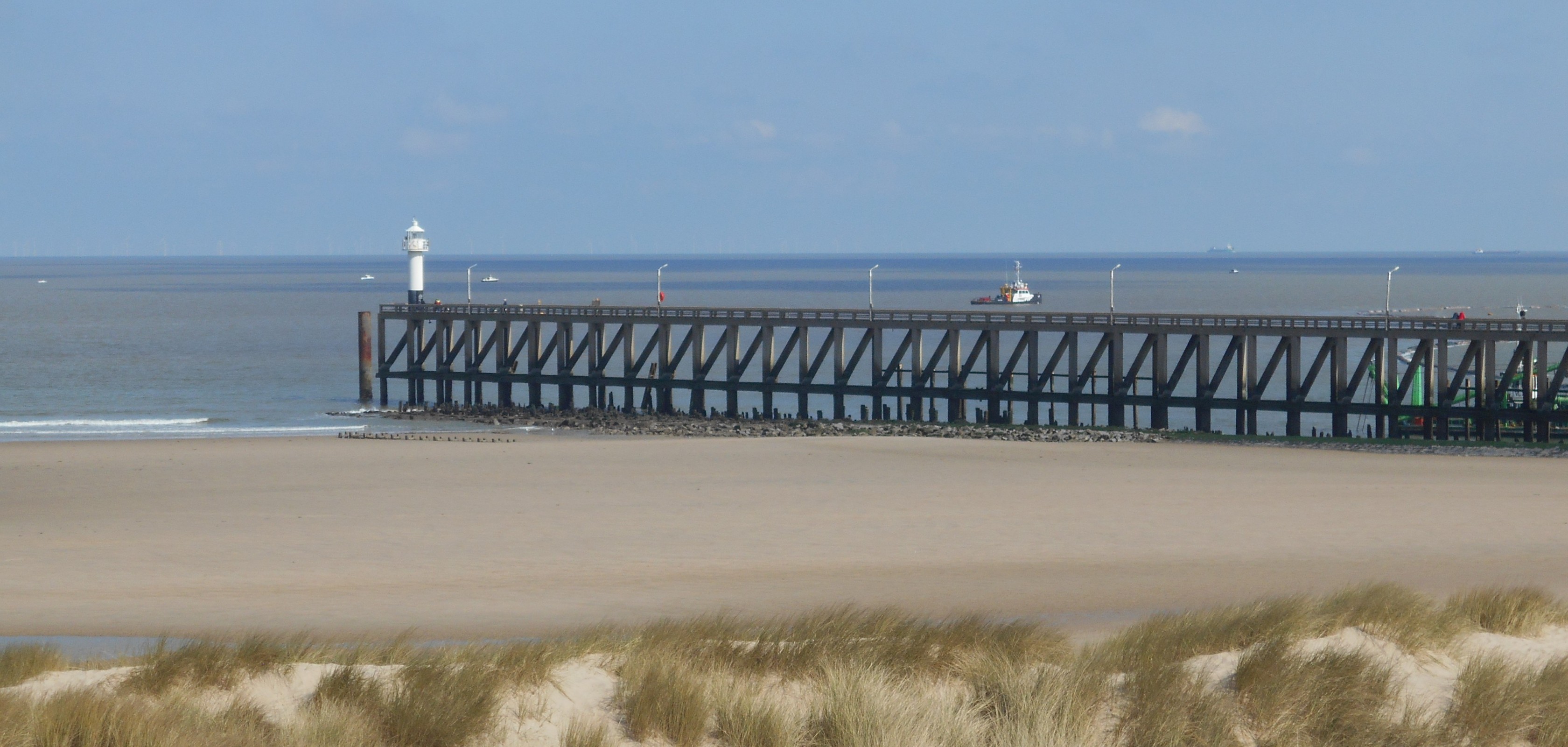 Sentier GR sur la côte belge, de Blankenberge à Ostende